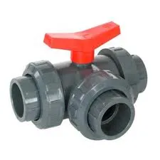 PVC 3-wegkraan T-boring