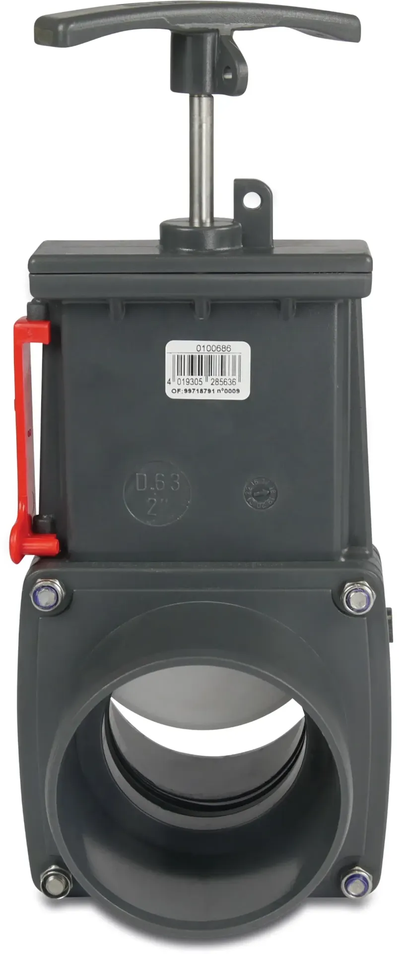 PVC schuifafsluiter