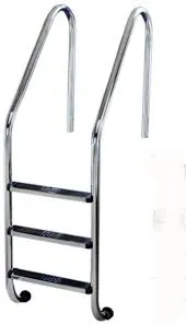 [L-202] Zwembadladder met anti-slip BREED model (2 treden)