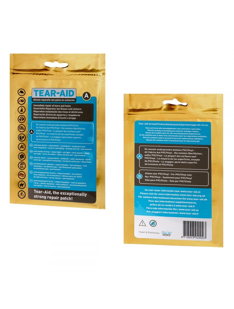 Tear Aid A reperatie middel div. materialen