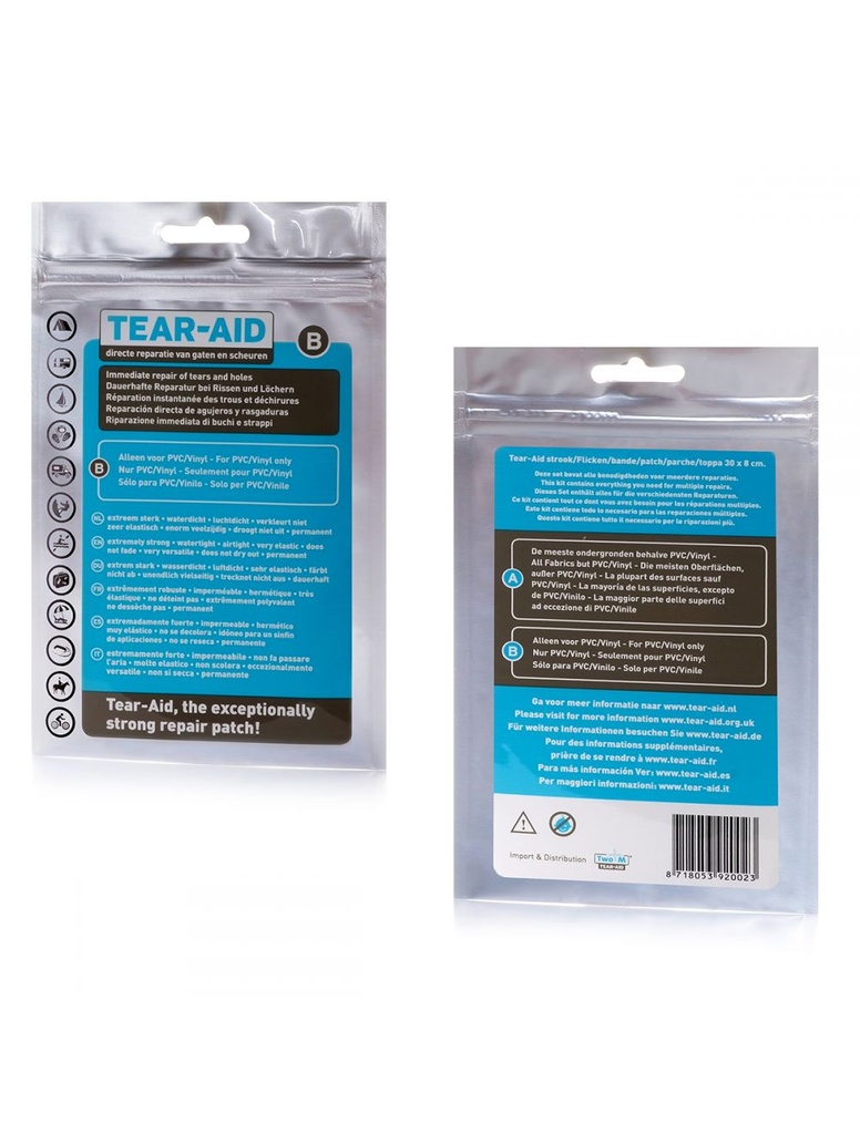 Tear Aid B reperatie middel PVC en Vinyl (liner)