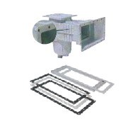 Skimmer verlengd Brass inserts (brede opening) liner