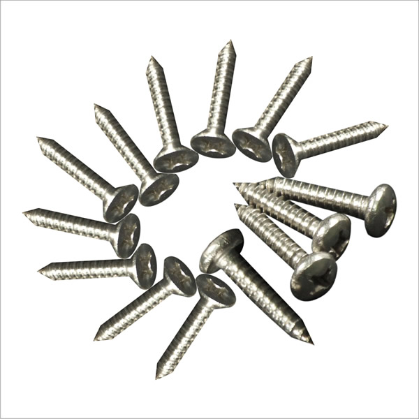 Schroeven INOX skimmer (smal model)
