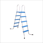 [PSSL03-4E] Zwembadladder 4 treden met plateau voor opbouw zwembaden