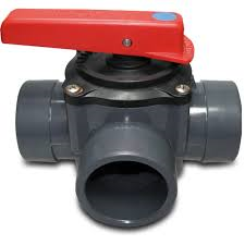 PVC 3-wegkraan diam. 50 mm solar