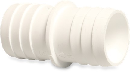 [0149683] Slangtule wit ABS 38x38 mm