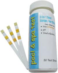 Teststrips pH, Chloor, vrije chloor, Alkaliniteit, Hardheid & Cyaanzuur