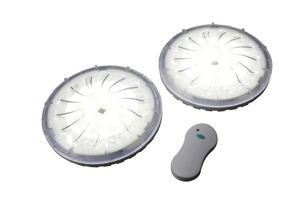 [PWLMO2CBX] Twee LED-lampen met afstandsbediening